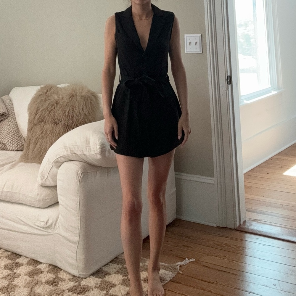 Black Zara work dress